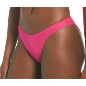 Nike Women's Solid Pink Sling Cheeky Bikini Bottoms Swimsuit Pink Large NWT